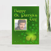 Carte photo de la Saint Patrick (Devant)