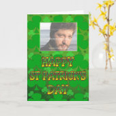 Carte photo de la Saint Patrick (Fleur jaune)