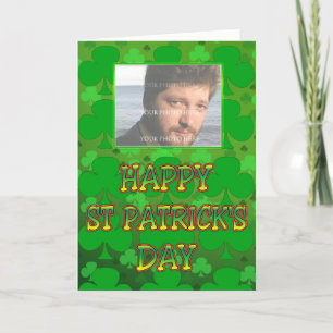 Carte photo de la Saint Patrick