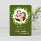 Carte photo de la Saint-Patrick (Debout devant)