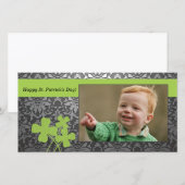 Carte photo de la Saint-Patrick (Devant / Derrière)