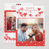 Carte photo de la Saint-Valentin (Devant / Derrière)