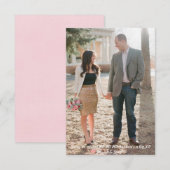 Carte photo de la Saint-Valentin (Devant / Derrière)