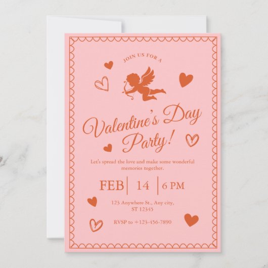 Carte photo de la Saint Valentin (Devant)