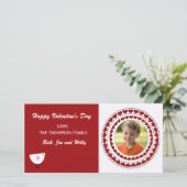 Carte photo de la Saint-Valentin (Debout devant)