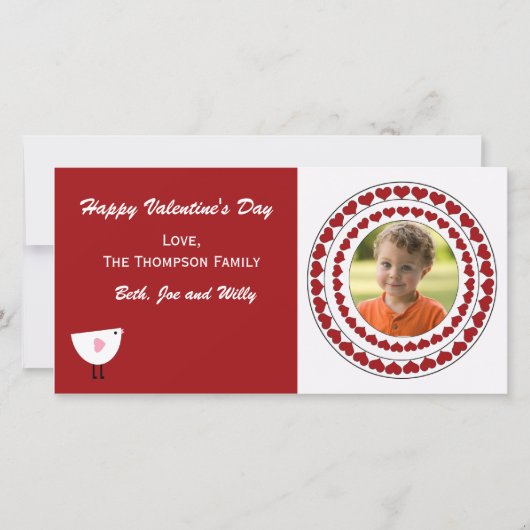 Carte photo de la Saint-Valentin (Devant)