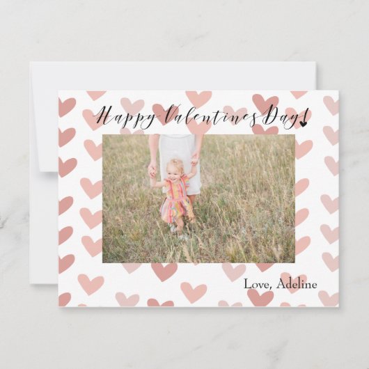 Carte photo de la Saint Valentin (Devant)