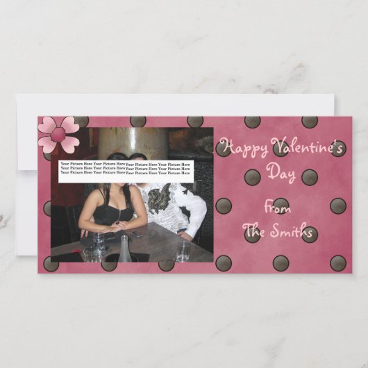 Carte photo de la Saint Valentin (Devant)