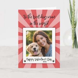 Carte photo de la Saint-Valentin - Carte du chien