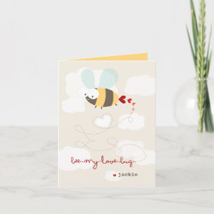Carte photo de la Saint-Valentin de l'amour de l'a