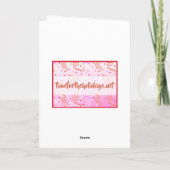 Carte Photo de la Saint-Valentin personnalisé (Dos)