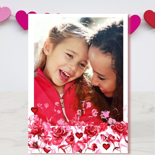 Carte photo de la Saint Valentin pour maman Rose C