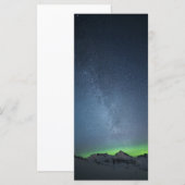 Carte photo de la voie Lactée Northern Lights (Devant / Derrière)