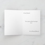 carte photo de l'anniversaire du Mariage de 5 ans (Intérieur)