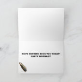 Carte Photo de l'Anniversaire Personnalisé de Cicada Bug (Intérieur)