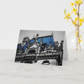 Carte Photo de l'architecture de la ville de New York (Fleur jaune)