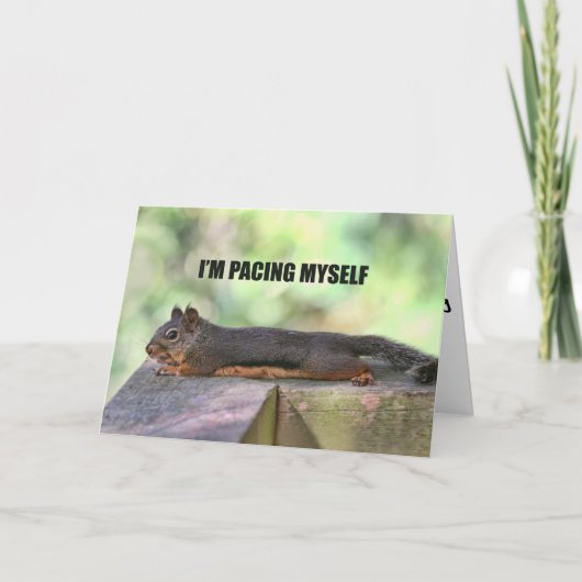 Carte Photo de l'écureuil blond (Devant)