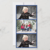 Carte photo de l'église de Noël Neige (Dos)