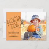 Carte Photo de l'Halloween (Devant)