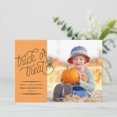 Carte Photo de l'Halloween (Debout devant)