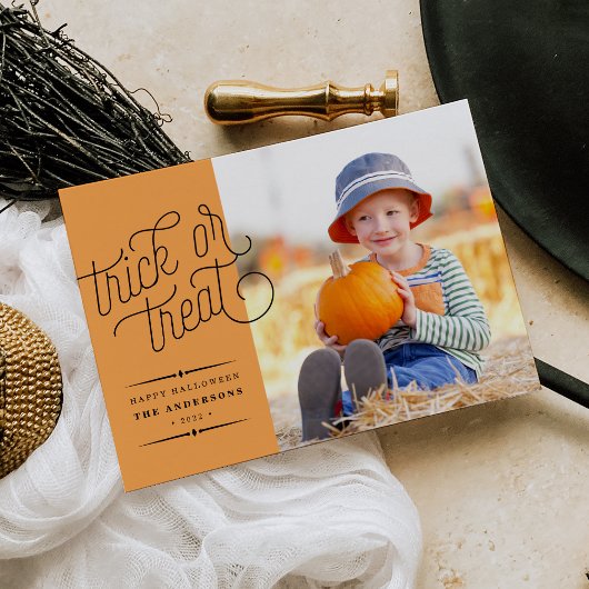 Carte Photo de l'Halloween