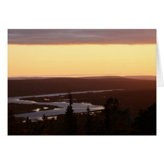 Carte photo de l'humeur du soir au Kemijoki