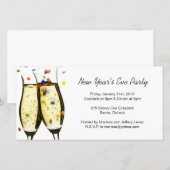 Carte photo de l'invitation du Nouvel An (Devant / Derrière)
