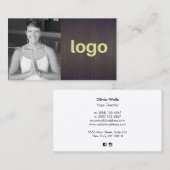 Carte photo de logo Ajouter un logo (Devant / Derrière)