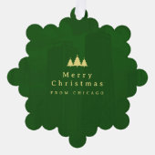 Carte photo de l'ornement du livre vert (Recto)