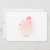 Carte photo de l'ours en peluche de Valentine (Dos)