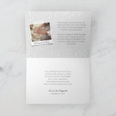 Carte photo de M. et de Mme First Christmas Modern (Intérieur)