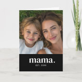 Carte Photo de maman moderne et audacieuse (Devant)