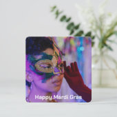 Carte photo de Mardi Gras (Debout devant)