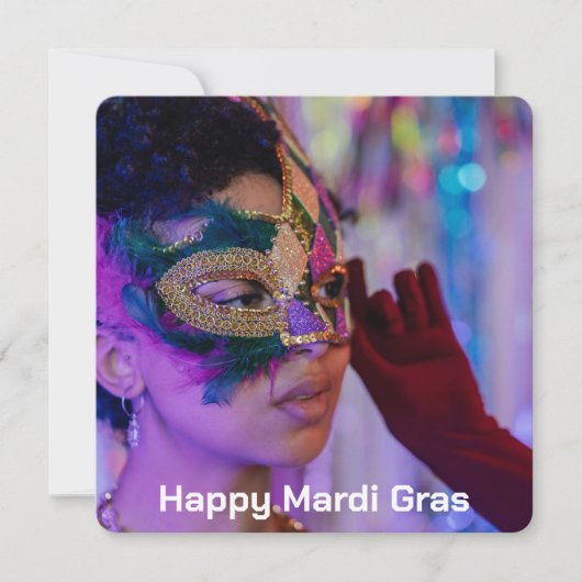 Carte photo de Mardi Gras (Devant)