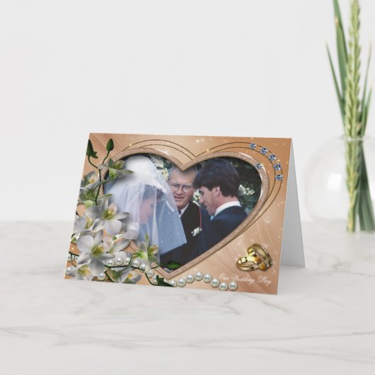 Carte photo de mariage (Devant)