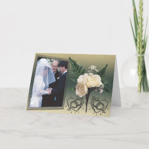 Carte photo de mariage