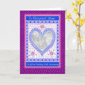 Carte photo de mariage pour anniversaire de mariag (Fleur jaune)