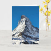 Carte Photo de Matterhorn (Fleur jaune)