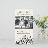 Carte photo de Merci (4x8) (Debout devant)