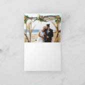 Carte photo de Merci de carte du monde d'or (Intérieur)