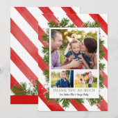 Carte photo de Merci de la photo | d'aiguilles et (Devant / Derrière)