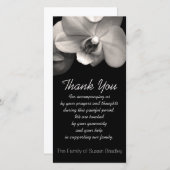 Carte photo de Merci de sympathie de l'orchidée 2 (Devant / Derrière)