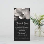 Carte photo de Merci de sympathie de l'orchidée 2 (Debout devant)