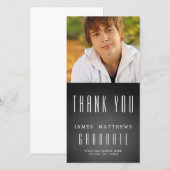 CARTE PHOTO DE MERCI D'OBTENTION DU DIPLÔME DU (Devant / Derrière)