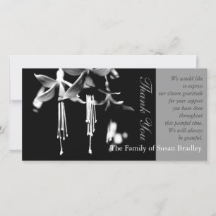 Carte photo de Merci Fuchsia Custom Sympathy