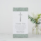 Carte photo de Merci funéraire de la pierre 1 de l (Debout devant)