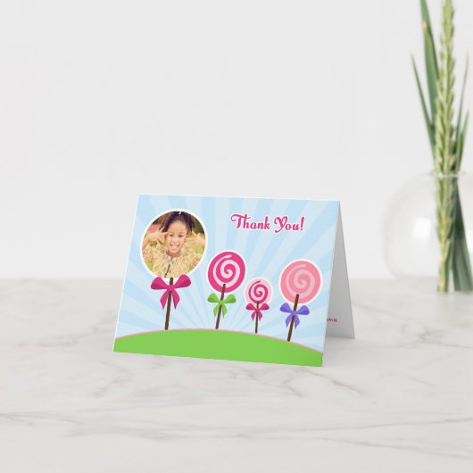 Carte photo de Merci Lollypop (Devant)