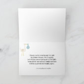 Carte photo de Merci plié (Intérieur)