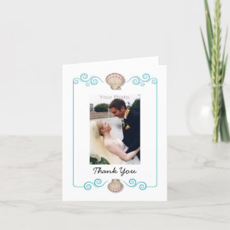 Carte photo de Merci Shell Swirl