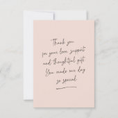 Carte photo de message de Merci de balayage de scr (Devant)